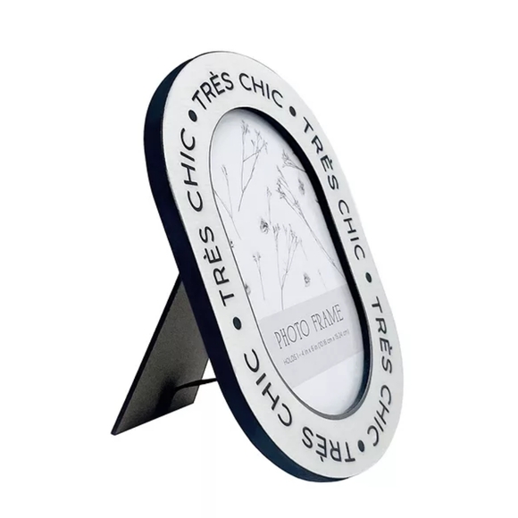 *FWP!~ "Tres Chic" Oval Picture Frame- NEW! - Picture 3 of 5